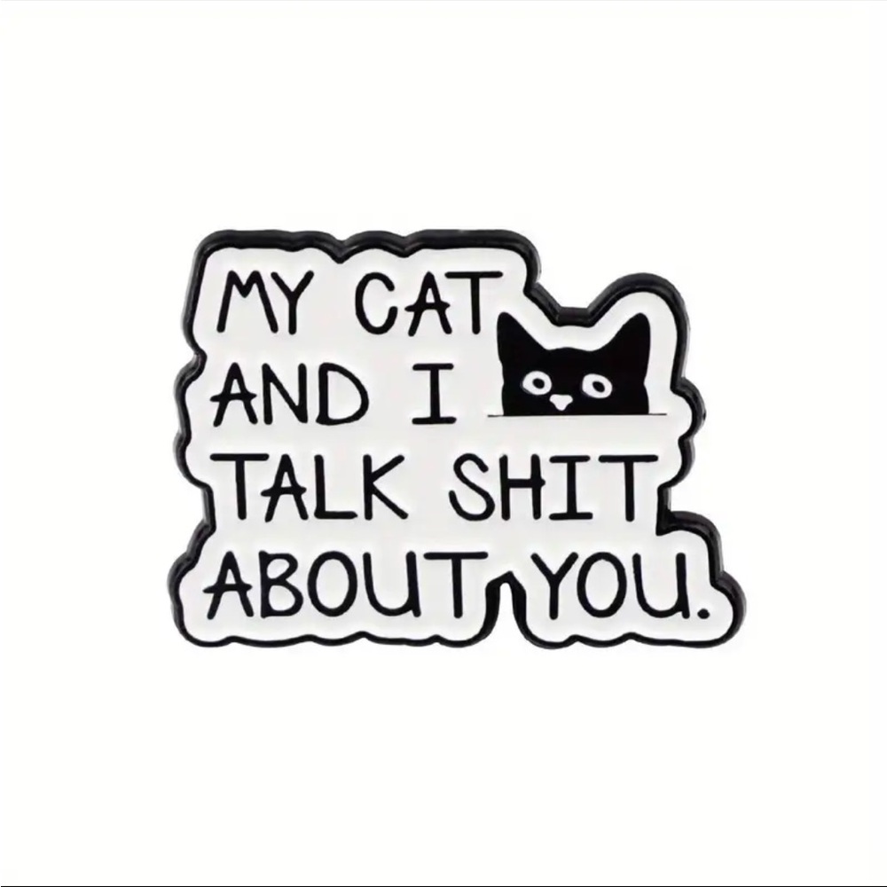 Funny Cat Pin
